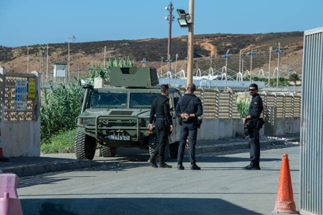 August 2, 2026, Ceuta, Madrid, Spain: Spain-Morocco border flows ease following unprecedented migrant influx; minor crossing attempts persist. Ceuta Spain  - ZUMAd308 20260802_zsp_d308_040 Copyright: xJuanxCarlosxLucasx