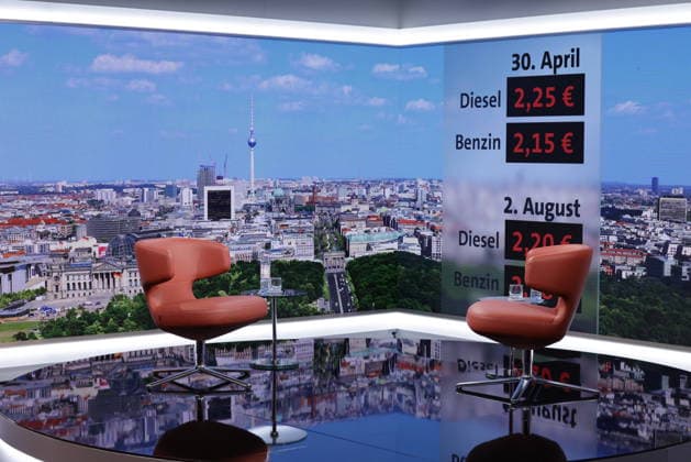 Germany, Berlin, ARD Summer Interview with CSU Chairman Markus Söder