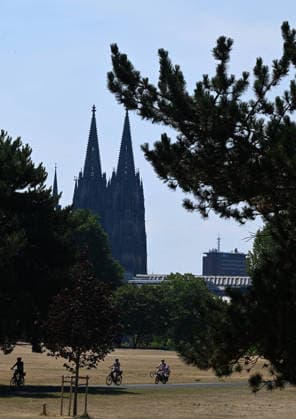 August 2, 2026, xophax, public life, Cologne, Rheinpark, Cologne Cathedral, Summer in Cologne, Cologne
