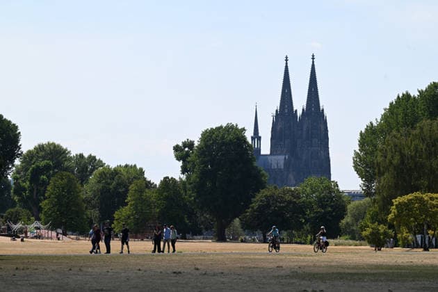 August 2, 2026, xophax, public life, Cologne, Rheinpark, Cologne Cathedral, Summer in Cologne, Cologne