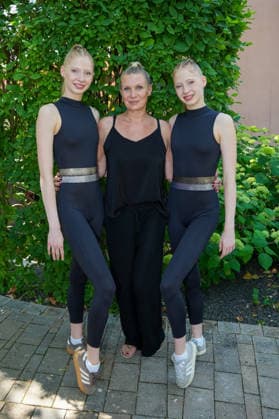 ZDF Fernsehgarten 2026: Magdalena Brzeska, Nadiia, and Veronika Krupytska at the ZDF Fernsehgarten, themed Rock in the Garden, on August 2, 2026, in Mainz, Rhineland-Palatinate, Germany