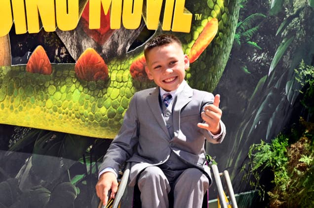 Cast member Hayden Chemberlen attends the global premiere of the computer animated animal adventure Paw Patrol: The Dino Movie at the Paramount Picture Studio lot in Los Angeles on Sunday, August 2, 2026. Storyline: The Paw Patrol lands on a mysterious dinosaur island after a storm, where they meet Rex, a stranded pup. When Humdinger s reckless mining triggers a volcano, the team faces their biggest rescue mission yet to save the island.  LAP2026080213 JIMxRUYMEN