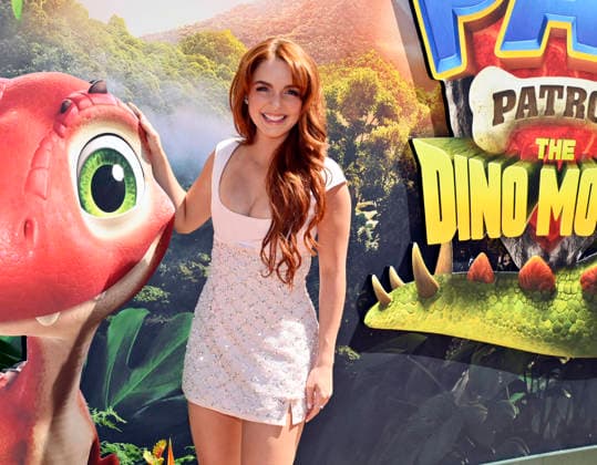 Cast member McKenna Grace attends the global premiere of the computer animated animal adventure Paw Patrol: The Dino Movie at the Paramount Picture Studio lot in Los Angeles on Sunday, August 2, 2026. Storyline: The Paw Patrol lands on a mysterious dinosaur island after a storm, where they meet Rex, a stranded pup. When Humdinger s reckless mining triggers a volcano, the team faces their biggest rescue mission yet to save the island.  LAP2026080217 JIMxRUYMEN