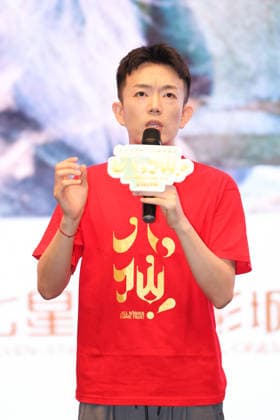 SHENYANG, CHINA - AUGUST 02: Director Mou Zhengyang attends the road show for film All Wishes Come True on August 2, 2026 in Shenyang, Liaoning Province of China.  Copyright: xVCGx 111657761501
