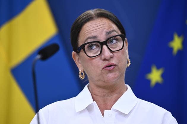 STOCKHOLM, SWEDEN, August 3, 2026 — Petra Marselius was introduced as the new Discrimination Ombudsman by Minister of Gender Equality Nina Larsson L at a press conference on Monday. STOCKHOLM, SWEDEN x10080x  Copyright: xFredrikxSandberg TTx NY DISKRIMINERINGSOMBUDSMAN PRESENTERAS W-tq0ukmQdg