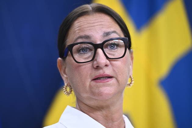 STOCKHOLM, SWEDEN, August 3, 2026 — Petra Marselius was introduced as the new Discrimination Ombudsman by Minister of Gender Equality Nina Larsson L at a press conference on Monday. STOCKHOLM, SWEDEN x10080x  Copyright: xFredrikxSandberg TTx NY DISKRIMINERINGSOMBUDSMAN PRESENTERAS WrY9vz0IFeI
