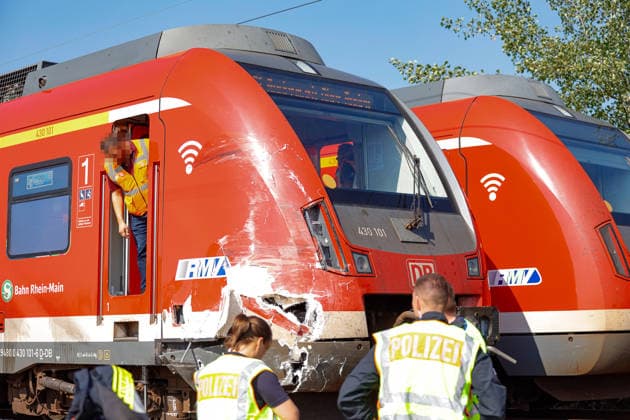 S-Bahn Collides with Garbage Truck; Driver Seriously Injured; Train Service Suspended On August 3, 2026, at approximately 9:10 a.m., an S-Bahn train on Line 1 collided with a garbage truck on Flörsheimer Bahnweg. The driver of th