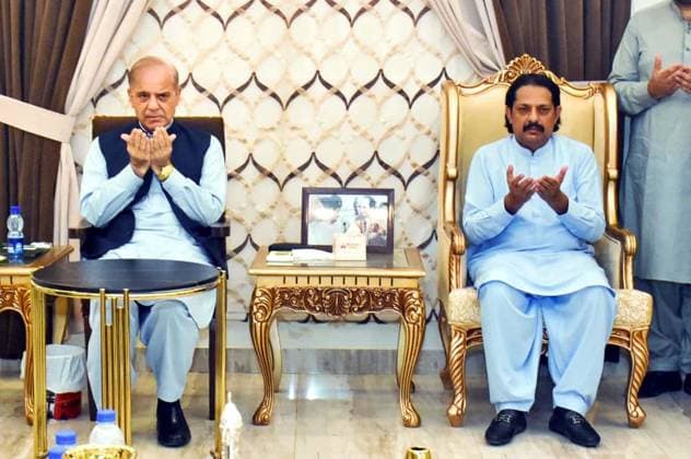 August 3, 2026, Pakistan: Prime Minister Muhammad Shehbaz Sharif Offers Condolences to Deputy Speaker Punjab Assembly Malik Zaheer Iqbal Channar on the Passing of MNA and Former Provincial Minister Malik Muhammad Iqbal Channar Pakistan  - ZUMAas3_ 20260803_zaf_as3_004 Copyright: xPPIx