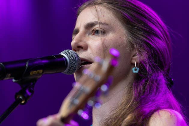 August 3, 2026, Locarno, laRotonda, Rotonda by la Mobiliare 2026 Locarno Anya Louise, Anya Louise on lead vocals, guitars, and ukulele Locarno laRotonda Ticino Switzerland  Copyright: xJustPictures.ch FrancescoxMinghettix