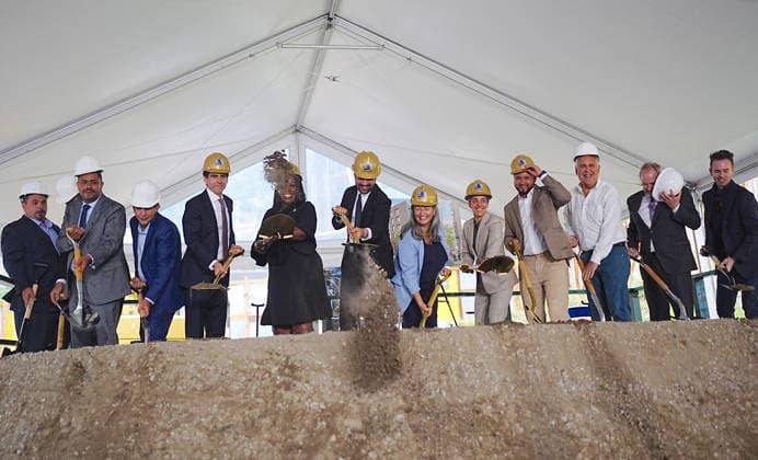 Mayor Mamdani breaks ground on an affordable housing project in the Bronx NEW YORK, UNITED STATES- AUGUST 3: New York City Mayor Zohran Kwame Mamdani joined by The Doe Fund and local leaders to break ground on the Casanova Residence, a new supportive and affordable housing development in the Bronx, New York City, U.S. on Monday, August 3, 2026. Selcuk Acar Anadolu New York United States. Editorial use only. Please get in touch for any other usage.  Copyright: x2026xAnadoluxSelcukxAcarx