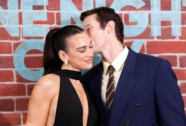 Entertainment Bilder des Tages #2 Dua Lipa and Callum Turner arrive on the red carpet at the One Night Only New York Premiere at SVA Theater on Monday, August 3, 2026 in New York City.  NYP20260803106 JOHNxANGELILLO