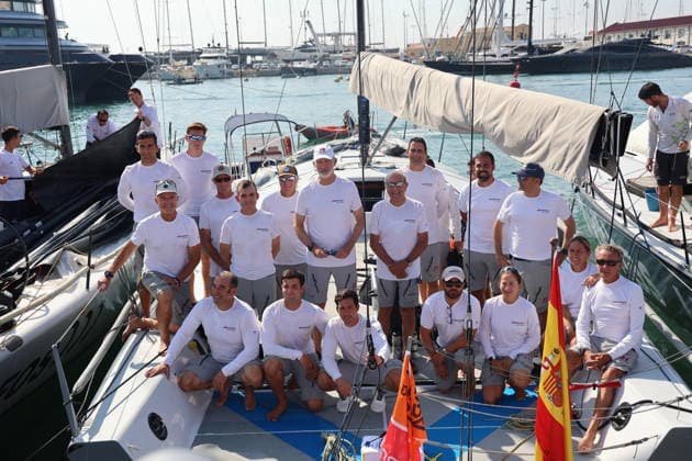 King Felipe arrives at the marina in Palma de Mallorca to participate in the Copa del Rey Mapfre. King Felipe VI boarding the Hispania alongside the rest of the crew on August 4, 2026, in Palma de Mallorca, Spain KING REGATTAS MARINA SAILING CUP Raú Palma de Mallorca Palma de Mallorca, Spain  Copyright: xRaulxTerrelx 7701156