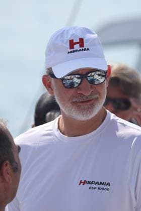 King Felipe arrives at the marina in Palma de Mallorca to participate in the Copa del Rey Mapfre. King Felipe VI boarding the Hispania alongside the rest of the crew on August 4, 2026, in Palma de Mallorca, Spain KING REGATTAS MARINA SAILING CUP Raú Palma de Mallorca Palma de Mallorca, Spain  Copyright: xRaulxTerrelx 7701146