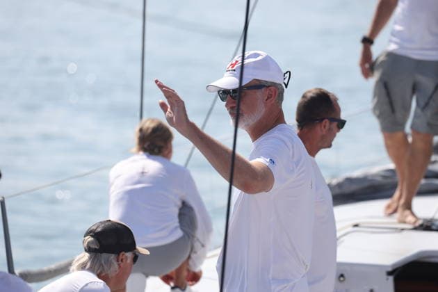 King Felipe arrives at the marina in Palma de Mallorca to participate in the Copa del Rey Mapfre. King Felipe VI boarding the Hispania alongside the rest of the crew on August 4, 2026, in Palma de Mallorca, Spain KING REGATTAS MARINA SAILING CUP Raú Palma de Mallorca Palma de Mallorca, Spain  Copyright: xRaulxTerrelx 7701150