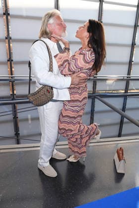 Frank Kessler with his wife, Doreen Kessler, at the premiere of SISTER ACT: THE HEAVENLY MUSICAL at the Bluemax Theater in Berlin on August 4, 2026