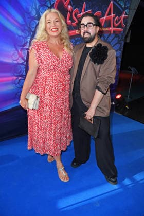Caterina Pogorzelski and Steven Preisner at the premiere of SISTER ACT: THE HEAVENLY MUSICAL at the Bluemax Theater in Berlin on August 4, 2026