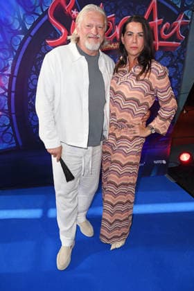 Frank Kessler with his wife, Doreen Kessler, at the premiere of SISTER ACT: THE HEAVENLY MUSICAL at the Bluemax Theater in Berlin on August 4, 2026