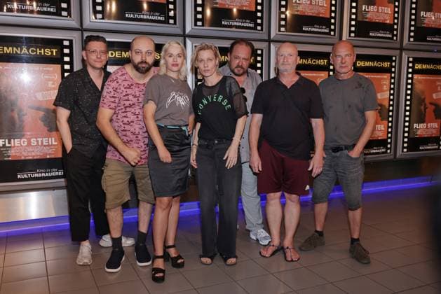 Fly High Rosario Bona, Tom Lass, Martina Schöne Radunski, Lana Cooper, Andreas Anke, Peter Marty, Premiere of the film *Fly High* at the Kulturbrauerei cinema in Berlin, August 4, 2026 Copyright: xEventpress Kratschx