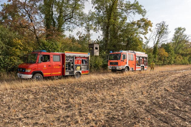 Forest Fire Reported by Aircraft: 200 Square Meters of Forest