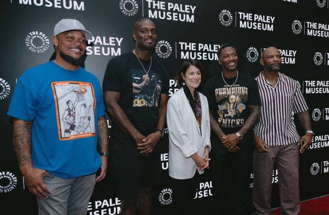 August 4, 2026, New York, Ny, United States: Channing Crowder, Plaxico Burress, Diane Lewis, Ryan Clark, and Fred Taylor attends The Pivot Podcast LIVE. Held at The Paley Museum in New York. Dinara Khairova Zuma Press August 4, 2026. New York United States - ZUMAp281 20260804_zea_p281_002 Copyright: xPhotoxImagexPressx