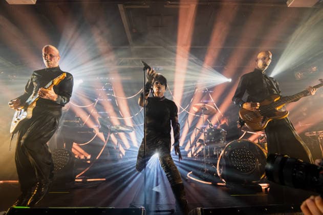 Gary Numan Gary Numan plays the first of two nights at Northampton Roadmender on 4 August 2026 as part of his summer UK club tour. Picture shows guitarist Steve Harris, bassist Tim Slade, drummer Jimmy Lucido and Gary Numan., Credit:James Berry James Berry - B4805 Avalon  Copyright: xJamesxBerryx xJamesxBerryx-xB4805x xAvalonx 1120743607