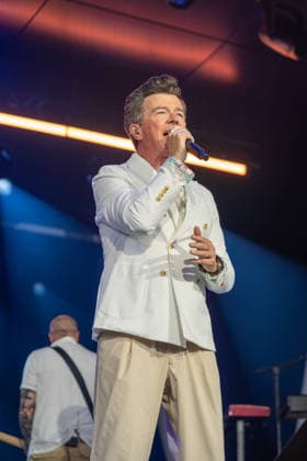 Rick Astley live at the Tanzbrunnen in Cologne on August 4, 2026 Copyright: xSvenxHeidmannx