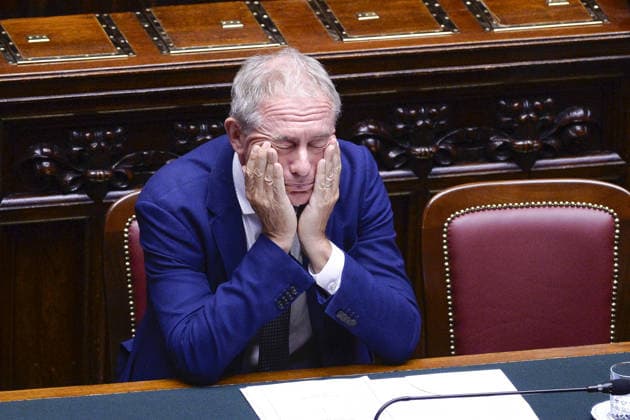 IPP Photo by Marco Mattei, Rome, August 5, 2026, Chamber of Deputies, Question Time. Pictured: Adolfo Urso, Minister of Enterprise and Made in Italy. Italy Photo Press World. Copyright