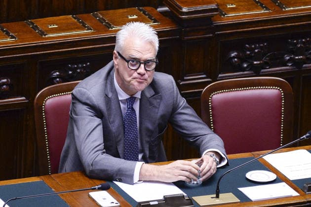 IPP Photo by Marco Mattei, Rome, August 5, 2026, Chamber of Deputies, Question Time; pictured: Paolo Zangrillo, Minister of Public Administration, Italy Photo Press World Copyright