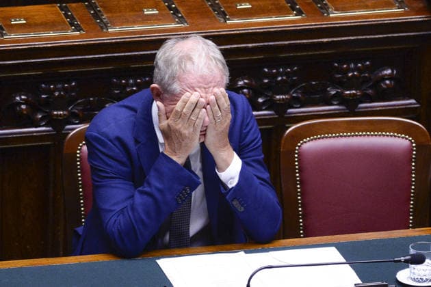 IPP Photo by Marco Mattei, Rome, August 5, 2026, Chamber of Deputies, Question Time. Pictured: Adolfo Urso, Minister of Enterprise and Made in Italy. Italy Photo Press World. Copyright