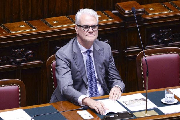 IPP Photo by Marco Mattei, Rome, August 5, 2026, Chamber of Deputies, Question Time. Pictured: Paolo Zangrillo, Minister of Public Administration. Italy Photo Press World. Copyright