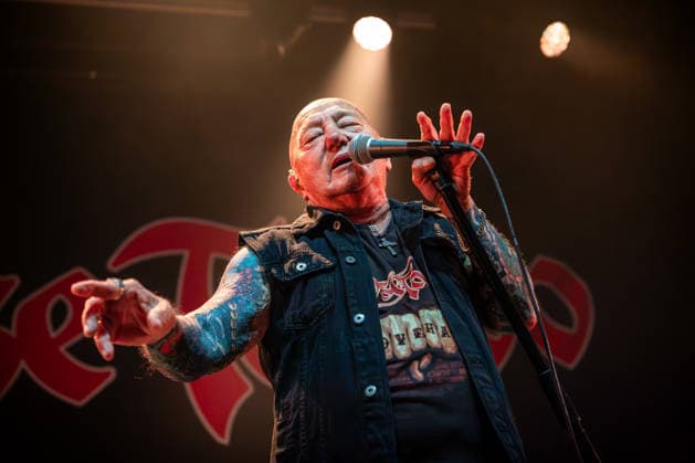 Rose Tattoo Oslo, Norway. 01st, August 2026. The Australian rock band Rose Tattoo performs a live concert at Rockefeller in Oslo. Here vocalist Angry Anderson is seen live on stage. Norway, Oslo, Oslo, Rockefeller  Copyright: xGonzalesxPhoto TerjexDokkenx