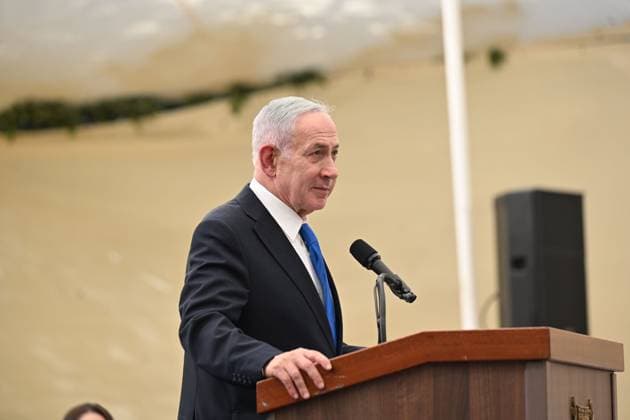 August 5, 2026, Jerusalem, Israel: JERUSALEM Ã¢â‚¬ August 4, 2026: Israeli Prime Minister Benjamin Netanyahu, President Isaac Herzog, relatives, and other Israeli leaders attend the reinterment ceremony for the remains of the grandparents of Theodor (Benjamin Ze ev) Herzl, the founder and visionary of modern political Zionism. Jerusalem Israel - ZUMAq101 20260805_zna_q101_077 Copyright: xPaulinaxPatimerx