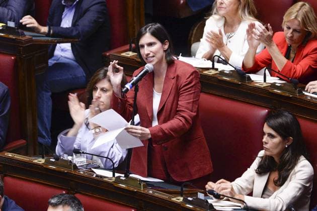 IPP Photo by Marco Mattei, Rome, August 5, 2026: Chamber of Deputies debate and vote on the authorization to seize Delmastro’s chat records. Pictured: Elly Schlein. Italy Photo Press World. Copyright
