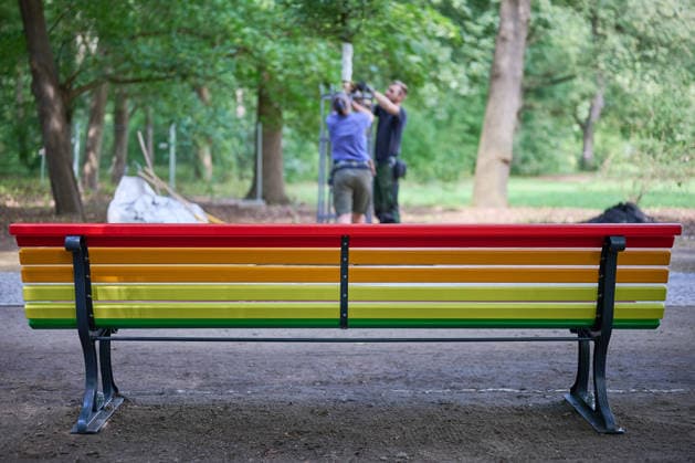Following the attack on Berlin’s Christopher Street Day (CSD), a new tree will be planted on Thursday, August 6, 2026, at the site of the attack in Tiergarten. A French maple will replace the tree which was felled as a result of Copyright: epd-bild ChristianxDitsch D26D0806CSDAnschlagGedenkort121150