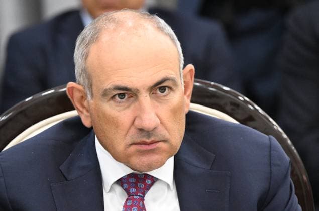 Kyrgyzstan Eurasian Intergovernmental Council 9218156 06.08.2026 Armenian Prime Minister Nikol Pashinyan attends a narrow format meeting of the Eurasian Intergovernmental Council in Cholpon-Ata, Kyrgyzstan. Kirill Zykov Sputnik Cholpon-Ata Kyrgyzstan  Copyright: xKirillxZykovx