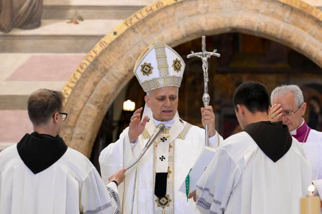 ASSISI - POPE LEO XIV PRESIDES OVER MASS IN THE BASILICA OF SANTA MARIA DEGLI ANGELI DURING A PASTORAL VISIT TO ASSISI August 6, 2026 ITALY REL -Assisi, Italy, August 6, 2026 Pope Leo XIV presides over Mass in the Basilica of Santa Maria degli Angeli during a pastoral visit to Assisi. EDITORIAL USE ONLY - NO BOOKS Copyright: xVATICANxMEDIAx xCatholicxPressxPhotox