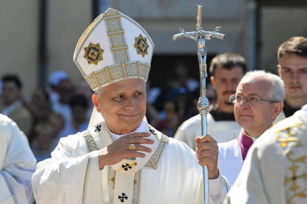 ASSISI - POPE LEO XIV PRESIDES OVER MASS IN THE BASILICA OF SANTA MARIA DEGLI ANGELI DURING A PASTORAL VISIT TO ASSISI August 6, 2026 ITALY REL -Assisi, Italy, August 6, 2026 Pope Leo XIV presides over Mass in the Basilica of Santa Maria degli Angeli during a pastoral visit to Assisi. EDITORIAL USE ONLY - NO BOOKS Copyright: xVATICANxMEDIAx xCatholicxPressxPhotox