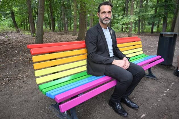 CSD memorial tree and rainbow bench are being set up at the scene of the accident ** FOR EDITORIAL USE ONLY ** EDITORIAL USE ONLY ** p CSD memorial tree and rainbow bench are being set up at the site of the accident, photographed on August 6, 2026, in Berlin Berlin Berlin Berlin Copyright MaurizioxGambarini Copyright: MaurizioxGambarini doc871h1nbalyrv2uzrswg ,EDITORIAL USE ONLY Copyright: MaurizioxGambarini