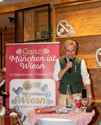 Munich, Press Conference on the 2027 Wirtshauswiesn at Spoeckmeier; Gregor Lemke Presents the New Features