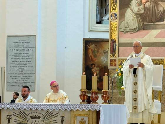 August 6, 2026, Assisi, Rome, Italy: Pope Leo XIV during the final day of the GO! Franciscan Youth Meeting, which brought together over 2,500 young people as part of the celebrations for the 800th Centenary of the Death of St. Francis of Assisi, Assisi, 06 08 2026 Assisi Italy  - ZUMAa289 20260806_zia_a289_042 Copyright: xUfficioxStampax xAgfx