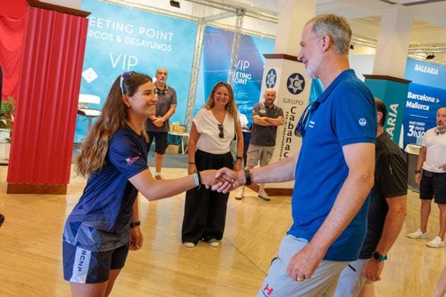 King Felipe takes part in the second day of the 44th Copa del Rey Mapfre King Felipe on the second day of the 44th Copa del Rey Mapfre, on 6 August 2026, in Palma de Mallorca (Balearic Islands, Spain) 2026. 06 Aug 2026 Pictured: King Felipe on the second day of the 44th Copa del Rey Mapfre, on 6 August 2026, in Palma de Mallorca (Balearic Islands, Spain) 2026;38AC;44 MAPFRE COPA DEL REY;44CR;AC38;AUGUST;ROYAL HOUSEHOLD;CLUB;DAY 2 OF THE REGATTA;ESP;SPAIN;PALMA DE MALLORCA;RCNP NICO MARTINEZ 08 06 2026.  Copyright: xThexMegaxAgencyxNICOxMARTINEZx xMEGAx
