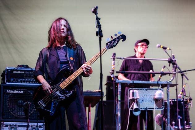 A concert by the German band Einsturzende Neubauten at the Pop Messe music festival on August 6, 2026, Brno, Czech Republic. (CTKxPhoto RichardxSkoumal) CTKPhotoP2026080607644  CTKPhotoP2026080607644