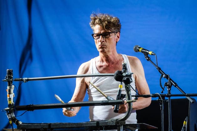 A concert by the German band Einsturzende Neubauten at the Pop Messe music festival on August 6, 2026, Brno, Czech Republic. (CTKxPhoto RichardxSkoumal) CTKPhotoP2026080607652  CTKPhotoP2026080607652