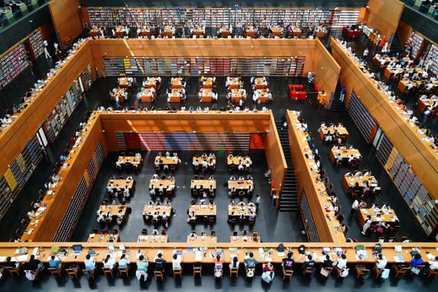 BEIJING, CHINA - AUGUST 07: The National Library of China is packed with readers of all ages who had come to either study or read on August 7, 2026 in Beijing, China. Public libraries across Beijing have seen a surge in visitors since the start of the summer vacation.  Copyright: xVCGx 111658598022