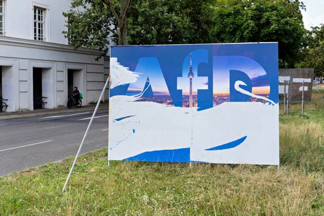 Berlin, August 7, 2026—Election poster for the AfD party for the election to the 20th Berlin House of Representatives and the district councils on September 20, 2026