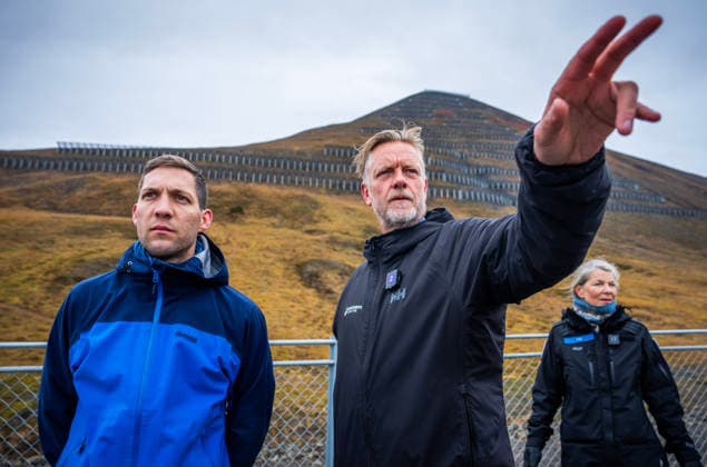 Minister of Climate and Environment Andreas Bjelland Eriksen Visits Svalbard, Longyearbyen, August 7, 2026 Minister of Climate and Environment Andreas Bjelland Eriksen Visits Svalbard  Copyright: xOlexBerg-Rustenx xNTBx