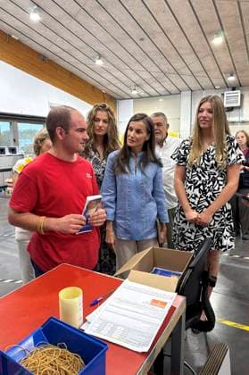 Spanish Queen Letizia and Princess Leonor and Sofia during visit Esment foundation in Mallorca on Friday, 7 August 2026. Cordon Press 