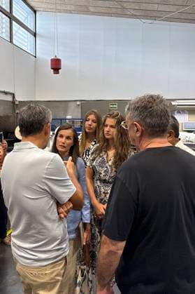 Spanish Queen Letizia and Princess Leonor and Sofia during visit Esment foundation in Mallorca on Friday, 7 August 2026. Cordon Press 