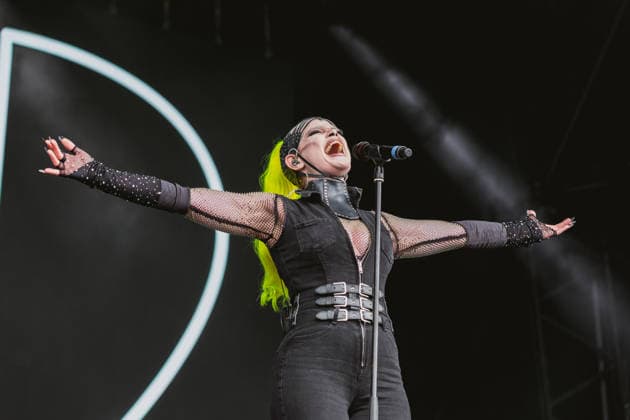 Skynd performing live at Bloodstock 2026 Skynd Ronnie James Dio Stage Bloodstock 2026 Catton Hall & Park Friday 7th August, Credit:Justine Louise Avalon  Copyright: xJustinexLouisex xAvalonx 1121277452