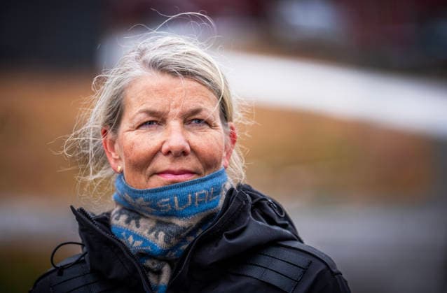 Climate and Environment Minister Andreas Bjelland Eriksen visits Svalbard, Longyearbyen, August 7, 2026. Katharina Rise, Assistant Governor of Svalbard, Climate and Environment Minister Andreas Bje  Copyright: xOlexBerg-Rustenx xNTBx